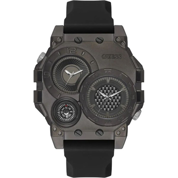 Reloj Guess GW0321G2 Hombre Analogico Cuarzo con Correa de Silicona