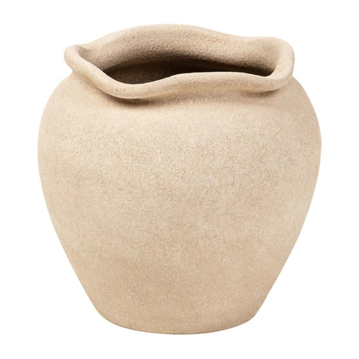 Macetero Ceramica Marron 31x31x28 Cm