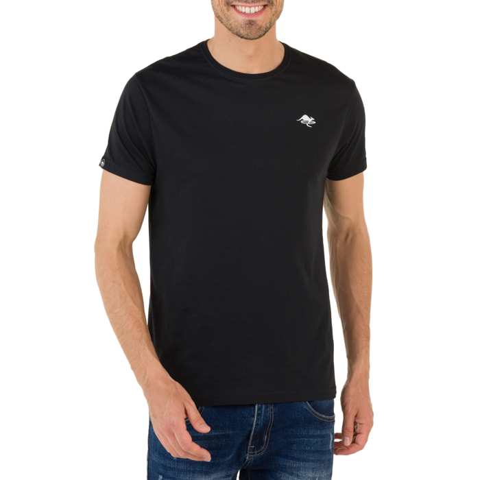 Camiseta Hot Buttered LIZARD Negro