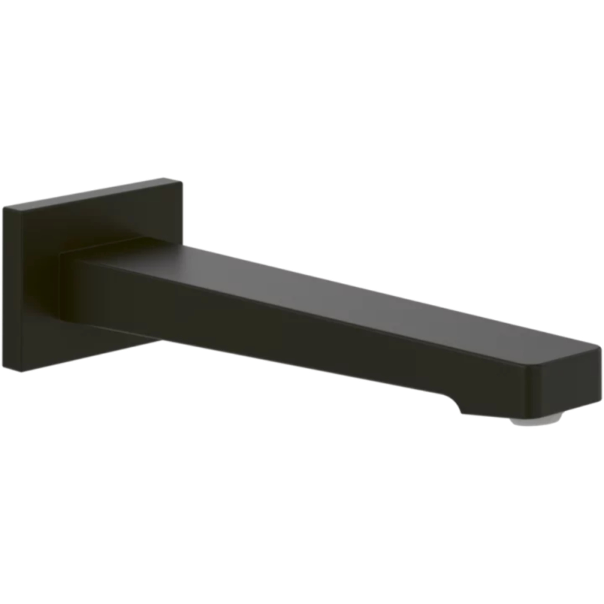 Bec de baignoire  Architectura Square montage mural Noir mat