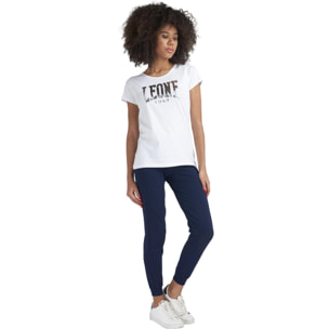 T-shirt maxi logo donna con maniche corte Training
