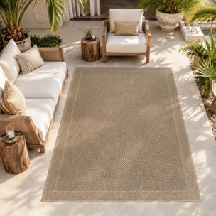 Tapis extérieur, motif faux uni, style kilim, NOLIM 5