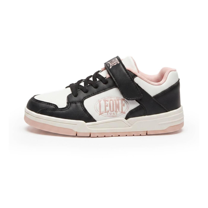 Zapatillas deportivas para niña con correa y cordones Leone 1947