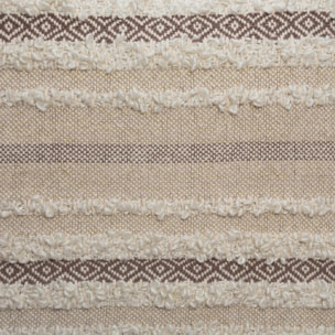 Coussin "Shine" beige 59x59cm