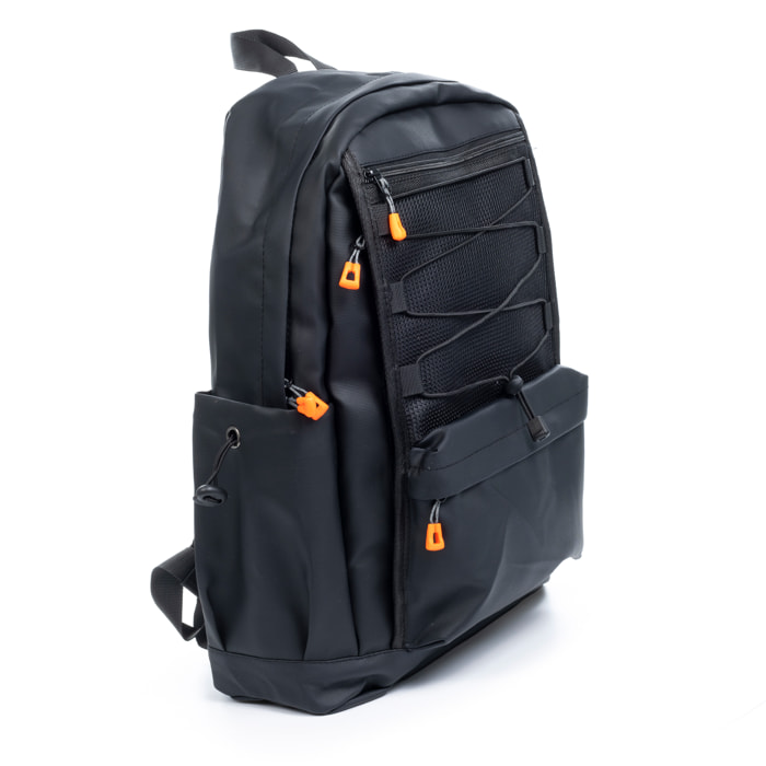 Zaino multiscomparto, porta laptop 15,6". Strato impermeabile. Adattabile a Trolley. Idrorepellente.