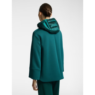 Elena Mirò - Chaquetón de tejido scuba - Verde