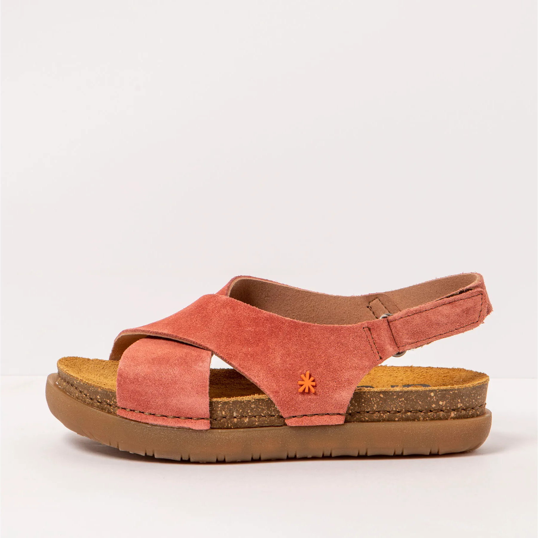 Sandalias 1710S SILK SUEDE FRAMBUESA/ RHODES color Frambuesa