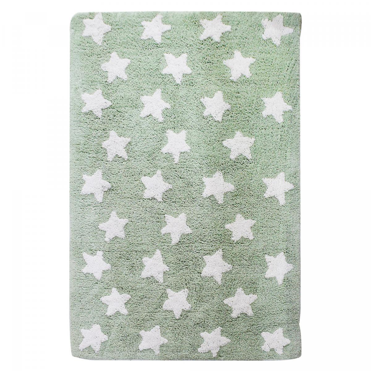 Tapis enfant fait à la main en coton BIO BAVA BIO