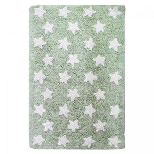 Tapis enfant fait à la main en coton BIO BAVA BIO