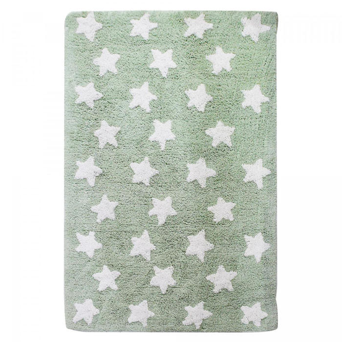 Tapis enfant fait à la main en coton BIO BAVA BIO
