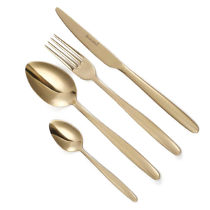 Ménagère 24 pièces - "Cléa champagne"