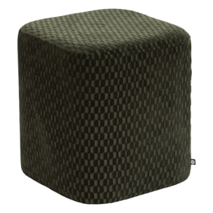 Pouf Selia carré 35x35cm vert