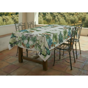 Tovaglia Copritavolo Cucina In Stampa Digitale Disegno Herbs GI