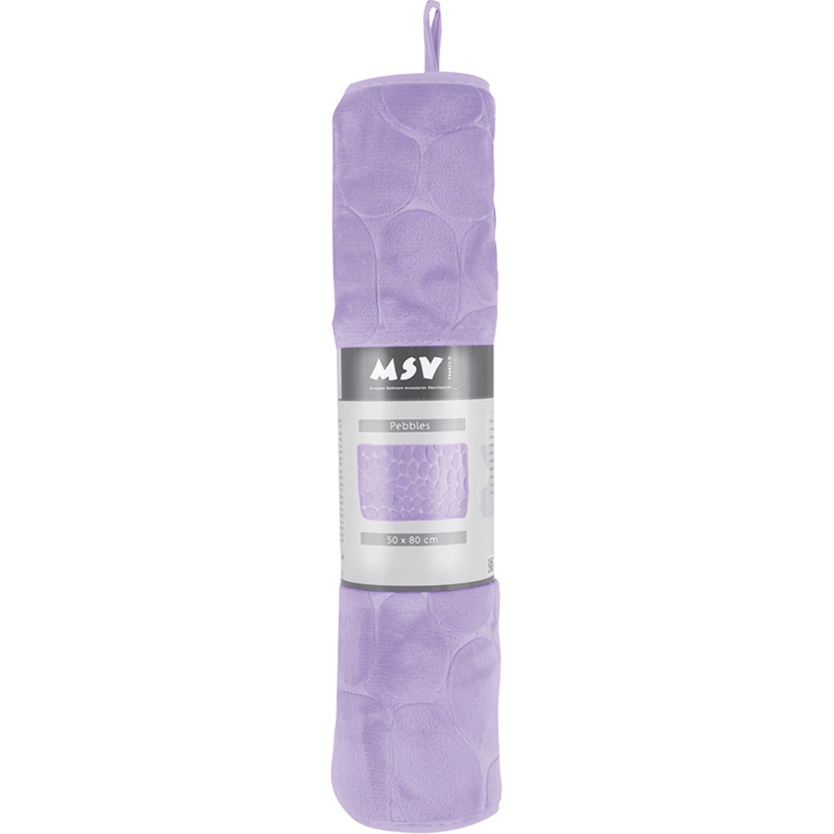 Tapis de bain Microfibre PEBBLE Lavande MSV