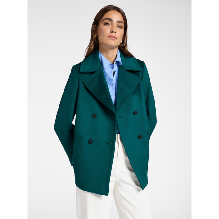 Elena Mirò - Abrigo cruzado - Verde