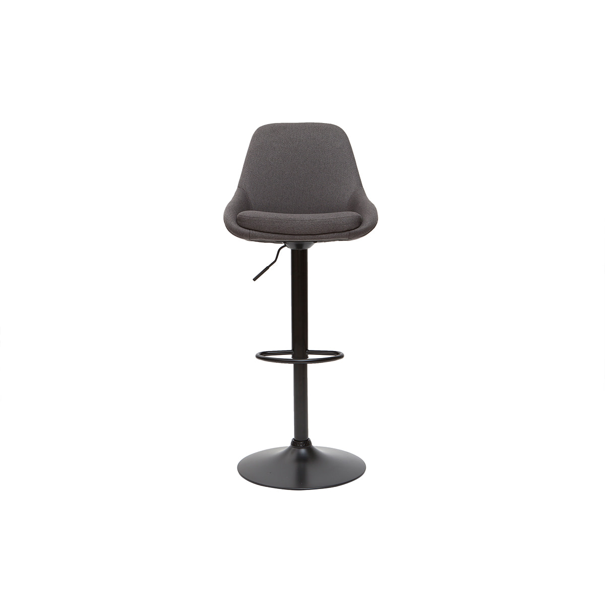 Tabourets de bar design réglables gris foncé (lot de 2) HOLO