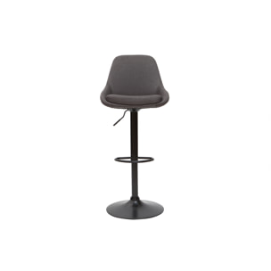 Tabourets de bar design réglables gris foncé (lot de 2) HOLO