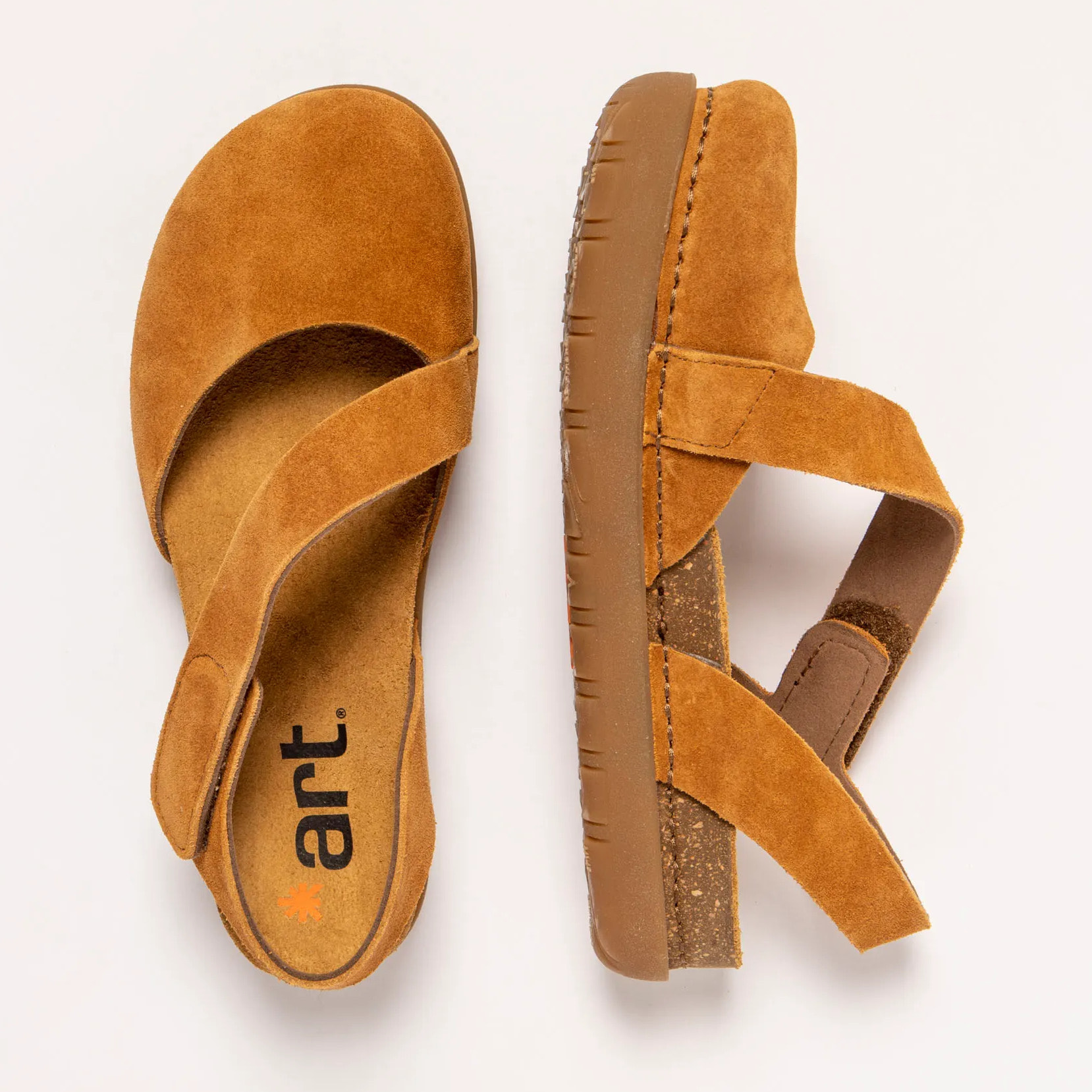 Sandalias 1712S SILK SUEDE TOFFEE/ RHODES color Toffee