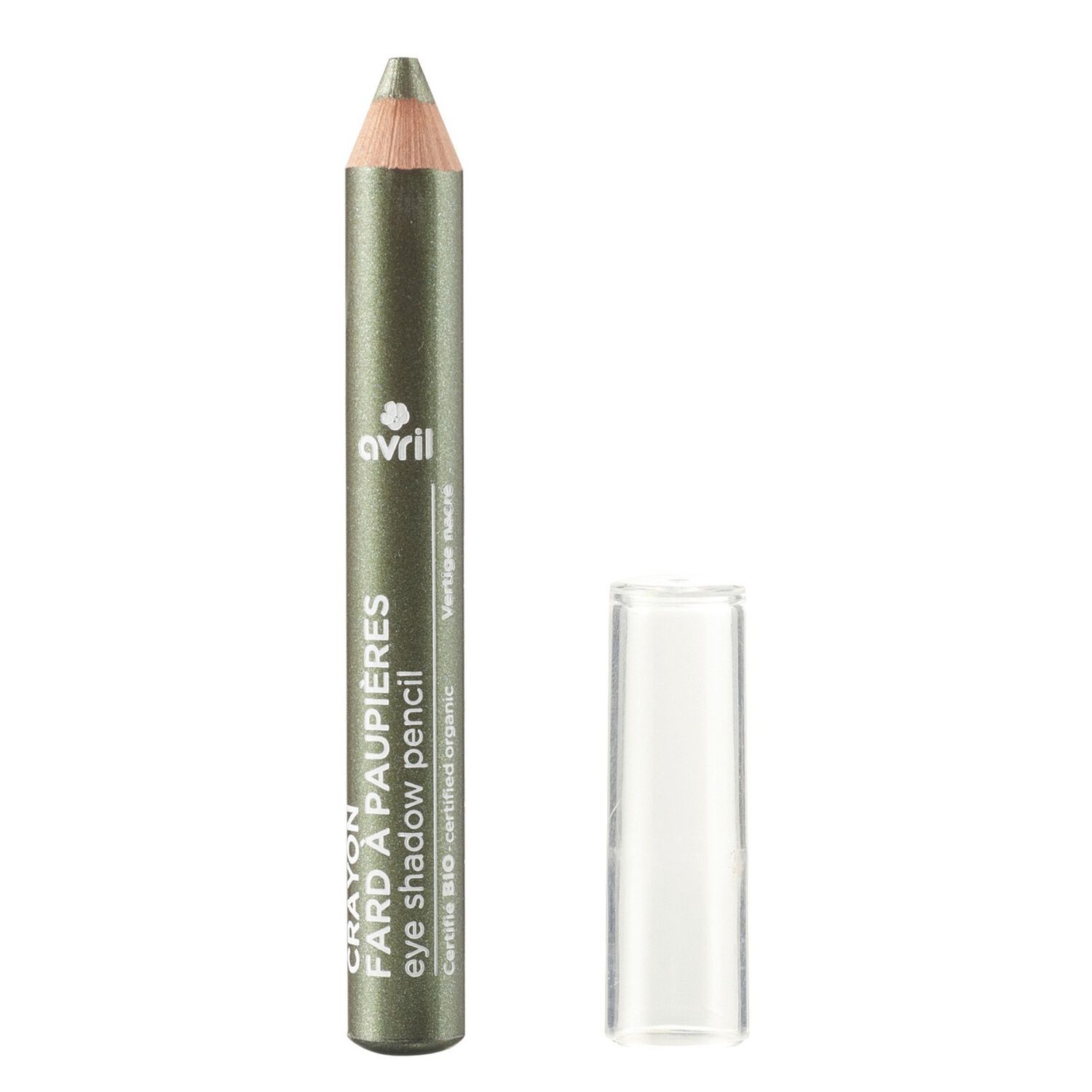 Fard à Paupières COSMOS Organic Ecocert - Crayon Fard à Paupières à l'Huile de Graine de Ricin Bio