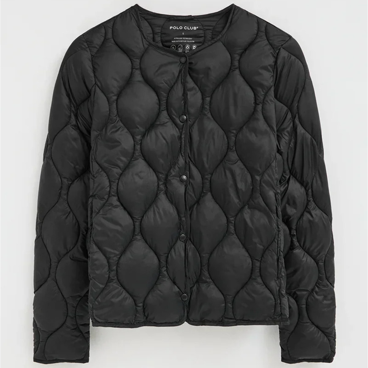 Chaqueta ultraligera Paloma negra con logo Polo Club