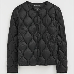 Chaqueta ultraligera Paloma negra con logo Polo Club