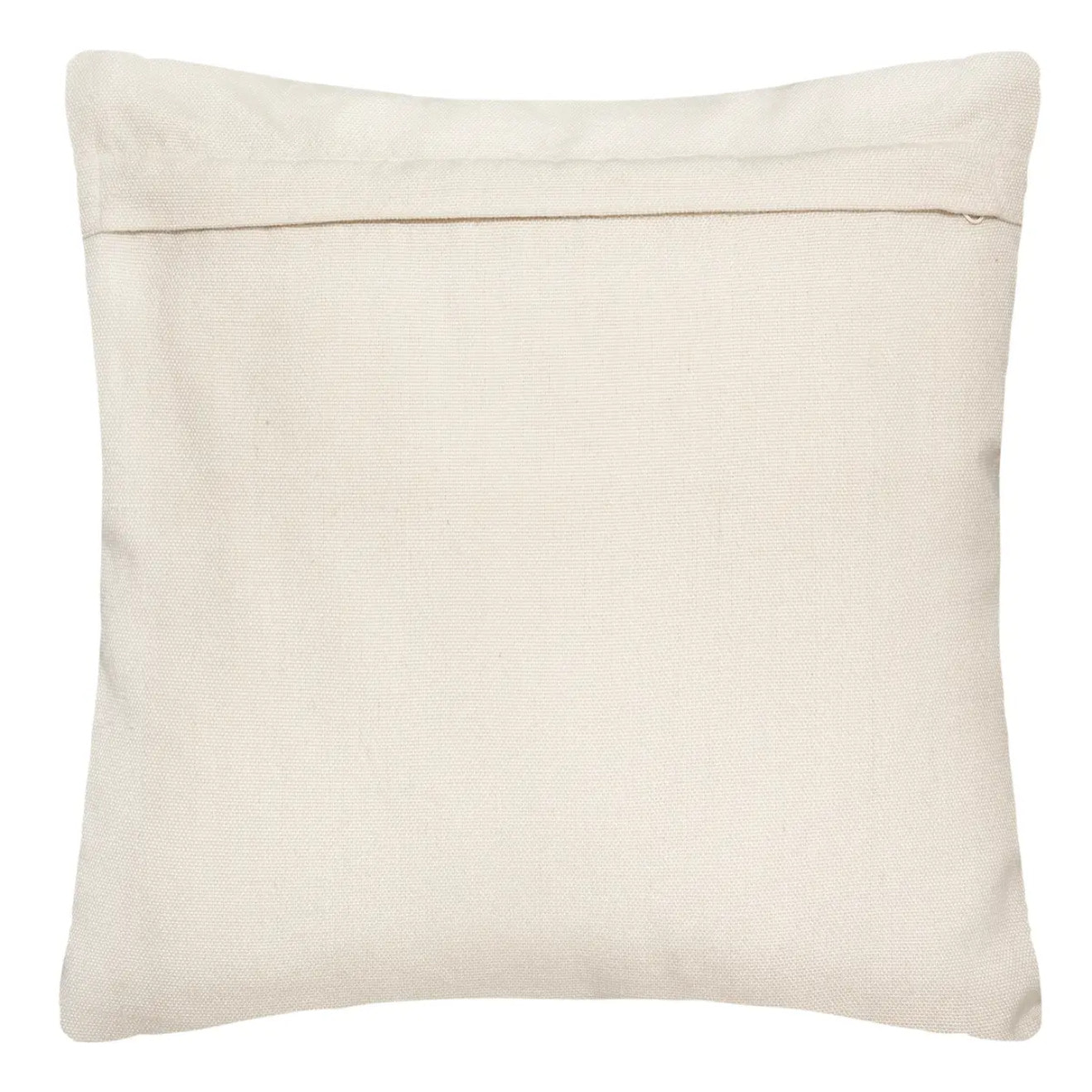 Coussin "R.O.W." - plastique recyclé - ivoire & gris 45x45 cm