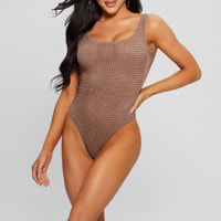 Maillot de bain 1 pièce - marron