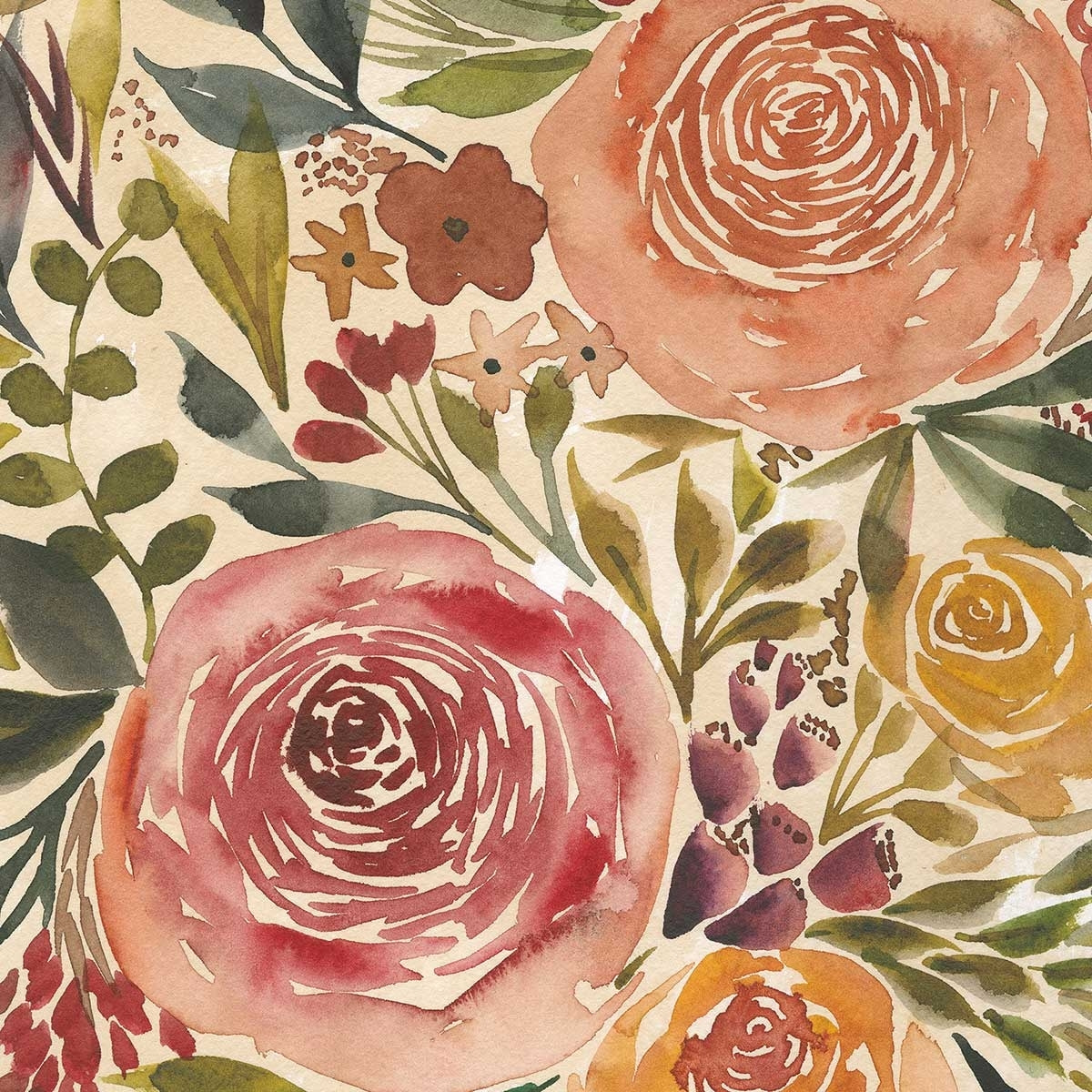 Poster roses merveilleuses Affiche sous cadre noir