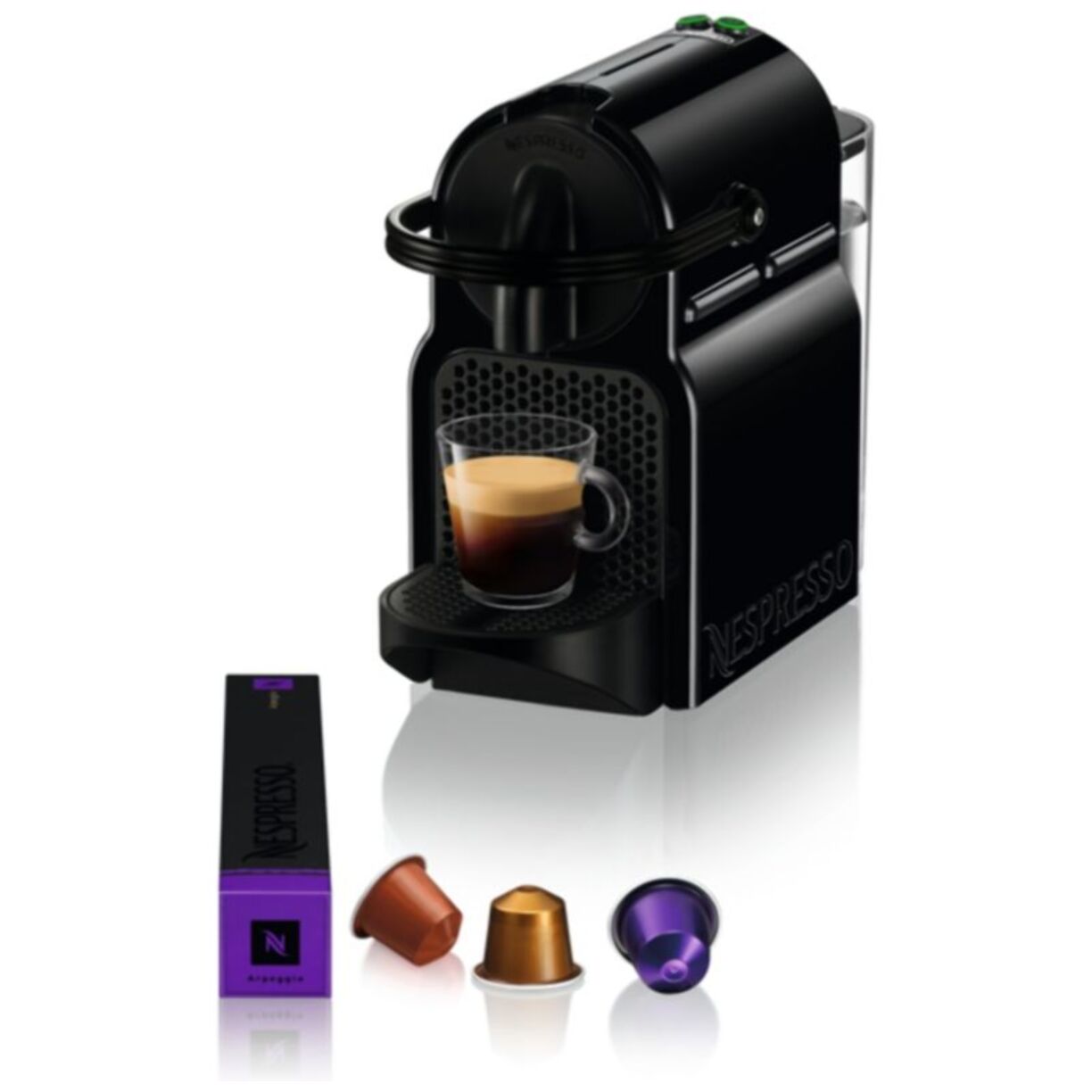 Nespresso DELONGHI EN80.B Inissia Intense Noire