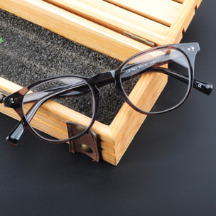Gafas de sol OCEAN IBIZA - Trans / Rosa con montura marrón transparente y patillas de metal negro