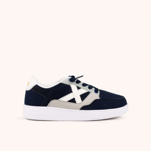 Zapatilla Infantil Urbana en Azul Marino y Gris con Rejilla Transpirable - MUNICH LEGIT KID 27