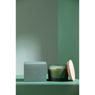 J-Line bougie parfumée Accords Essentiels - Bois Givré - vert - 28H