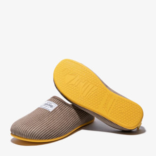 Zapatillas de Casa Mercredy Slipper Cord Taupe D.Franklin