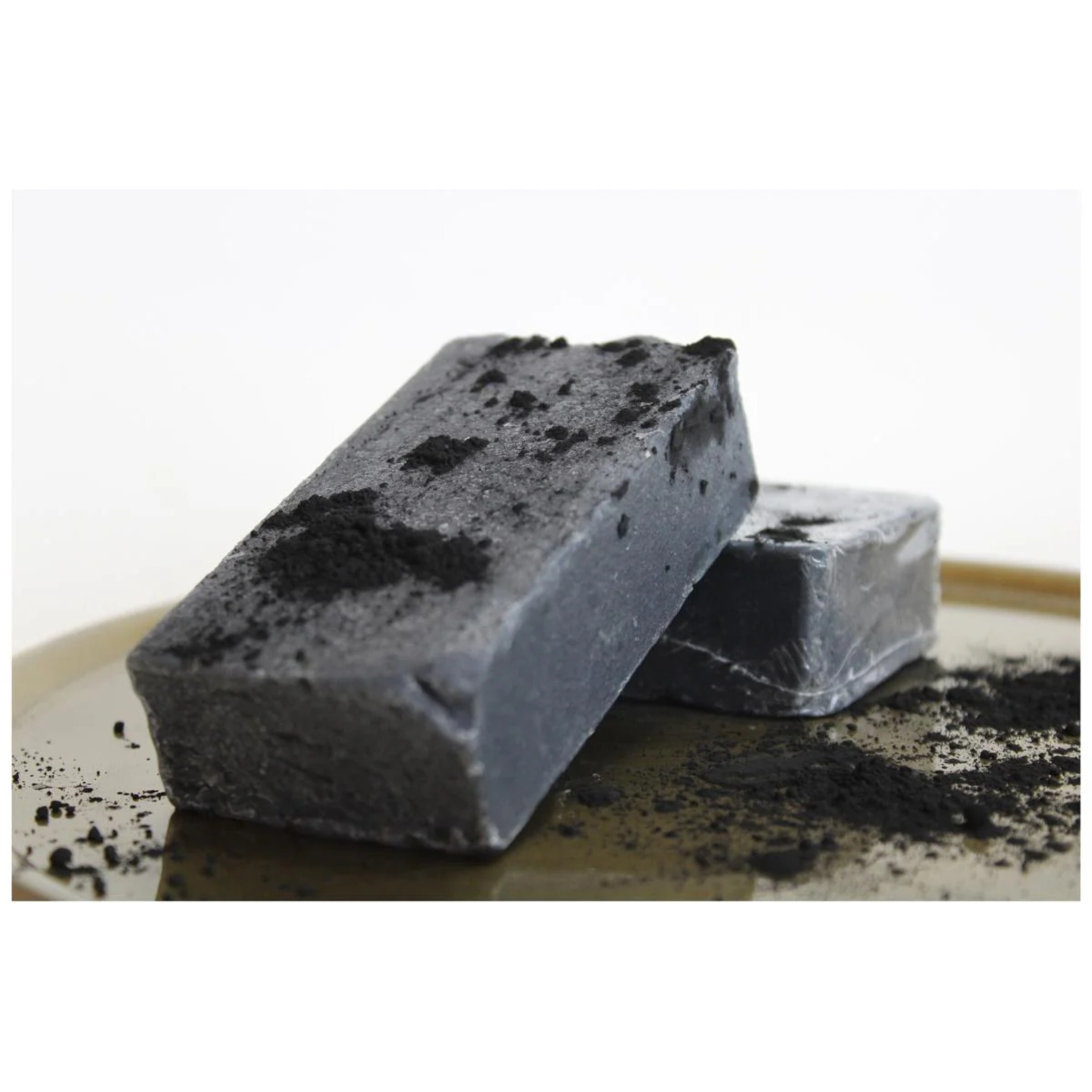 Jabón natural a base de aceite de oliva y carbón activado Planeta Huerto 100 g