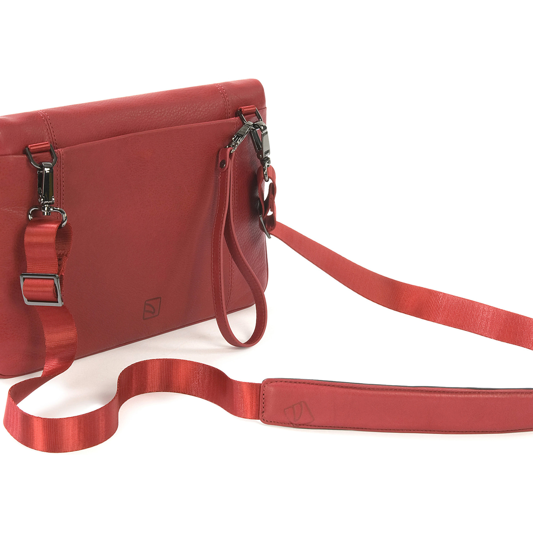 Borsa a tracolla  unisex In Vera pelle Made in Italy 23,5x34x4,5 cm
