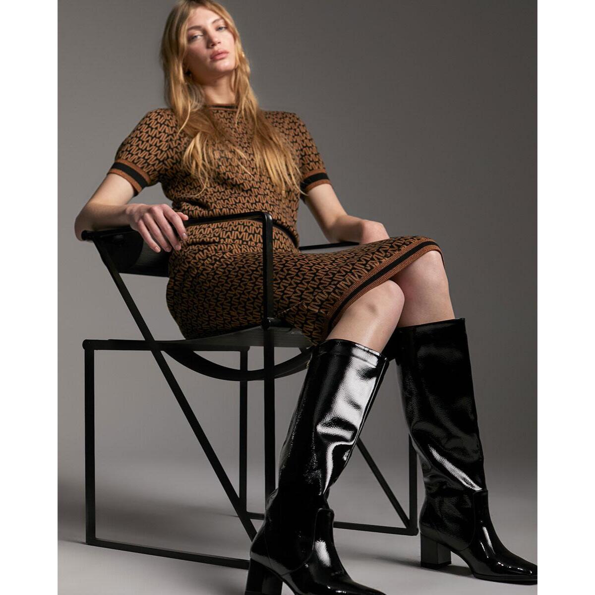 Gonna in maglia Logomania