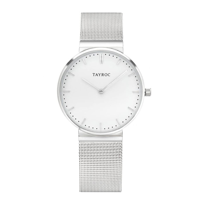 Reloj Tayroc TY144 Hombre Analogico Cuarzo con Correa de Acero inoxidable
