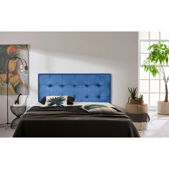 Cabecero Aster Polipiel Azul 90