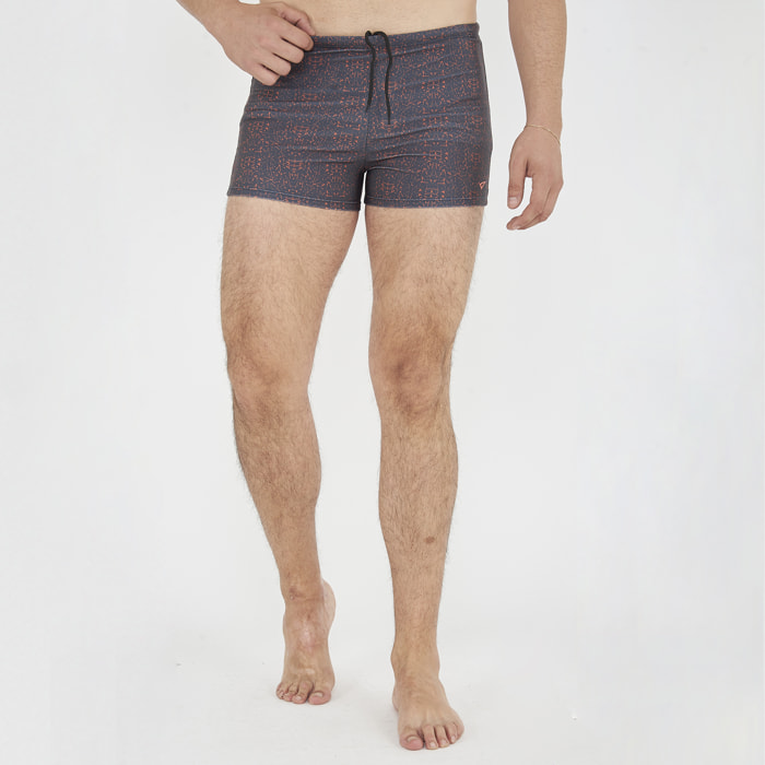 Costume nuoto LIAK grigio scuro arancio