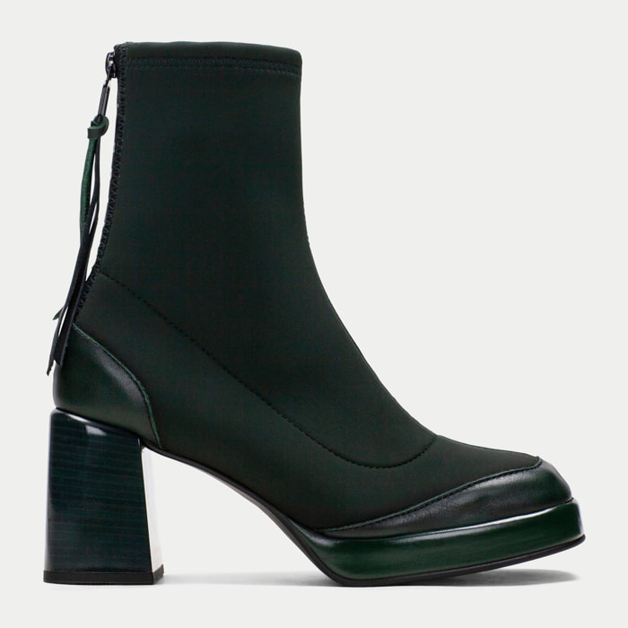 Botin Tokio Verde 7 cm