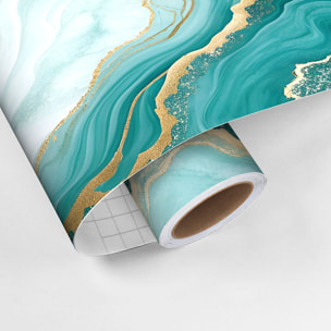 Rouleau revêtement adhésif imperméable - Sticker lavable plan de travail - ÉPOXY SUMBA