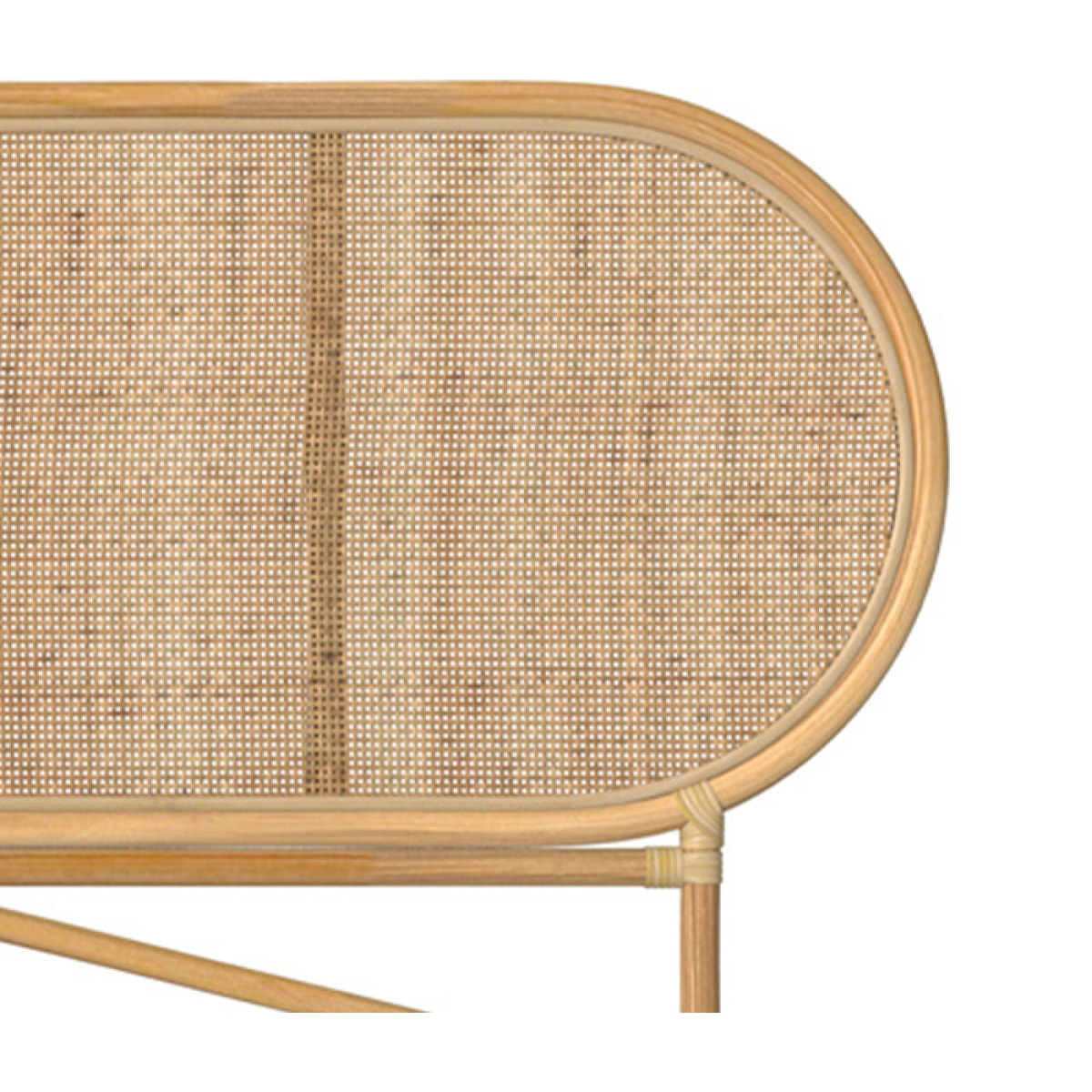 Tête de lit en rotin naturel 160 cm - Navahino