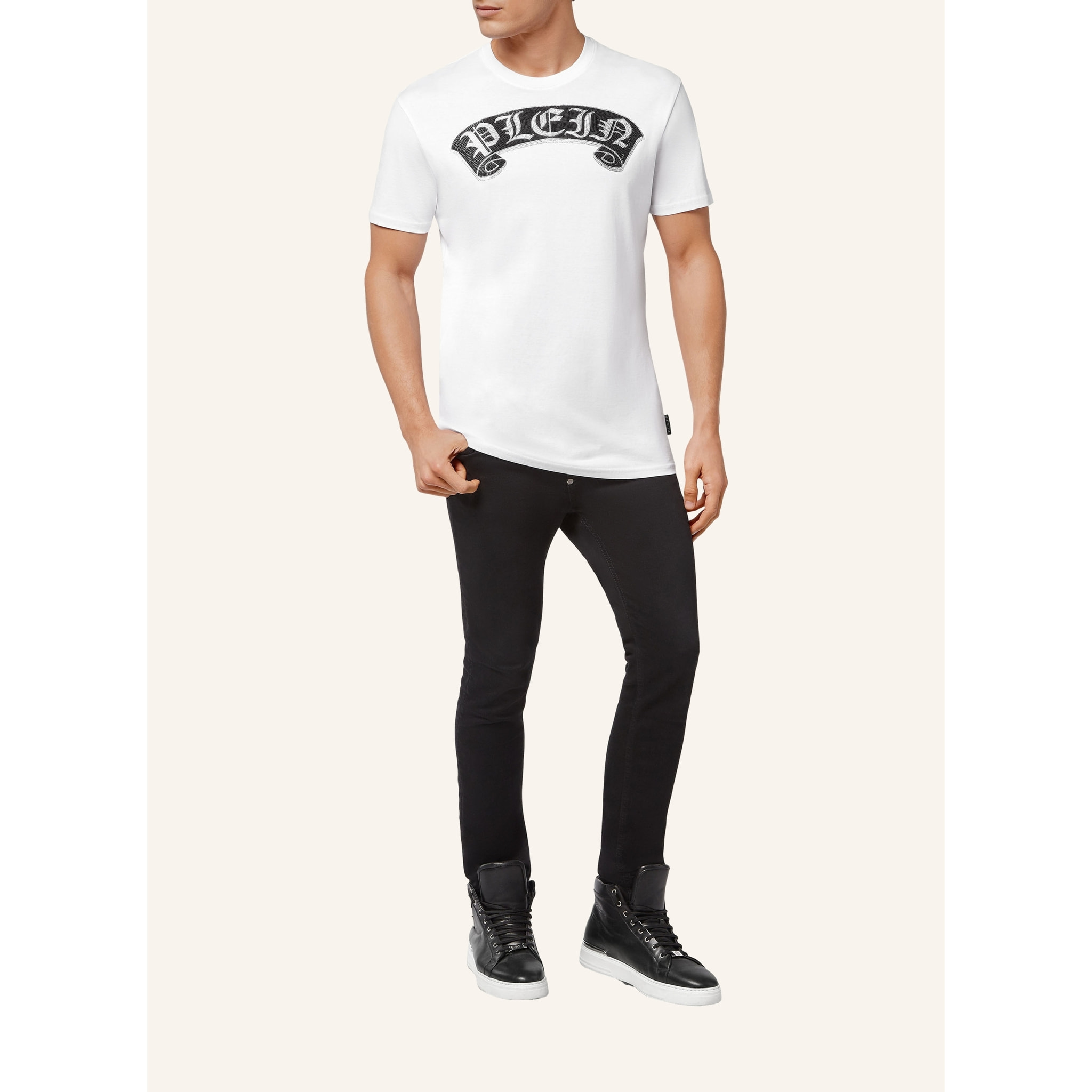 PHILIPP PLEIN Maglietta a girocollo GOTHIC PLEIN