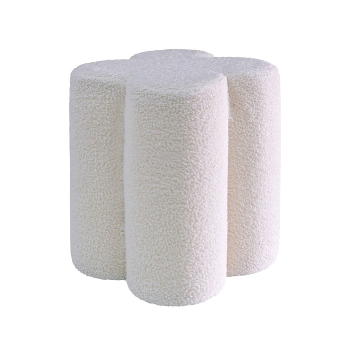Pouf tabouret trèfle bouclette  CLOVER