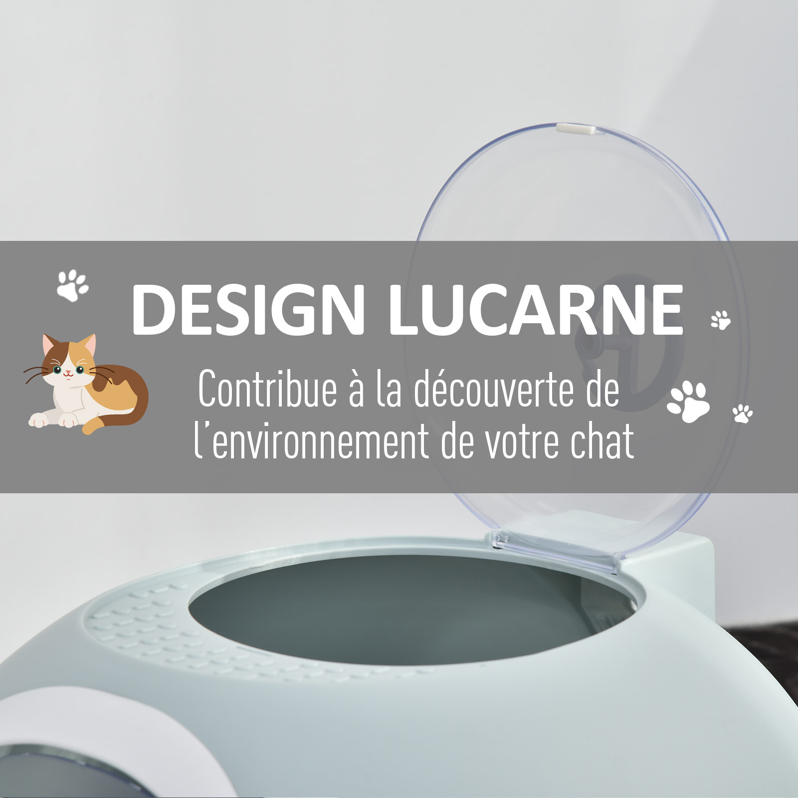 Maison de toilette portable pour chat