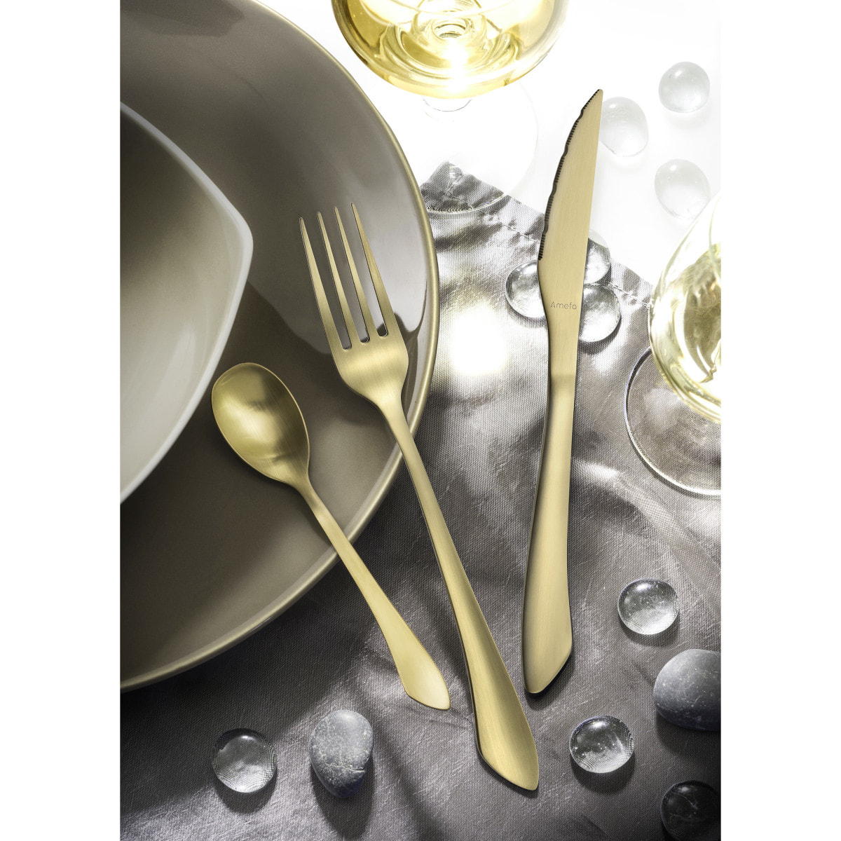 Intuition - Set di posate da 16 pezzi - Champagne