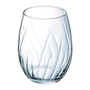 4 verres à eau 36 cl Swirly - Cristal d'Arques
