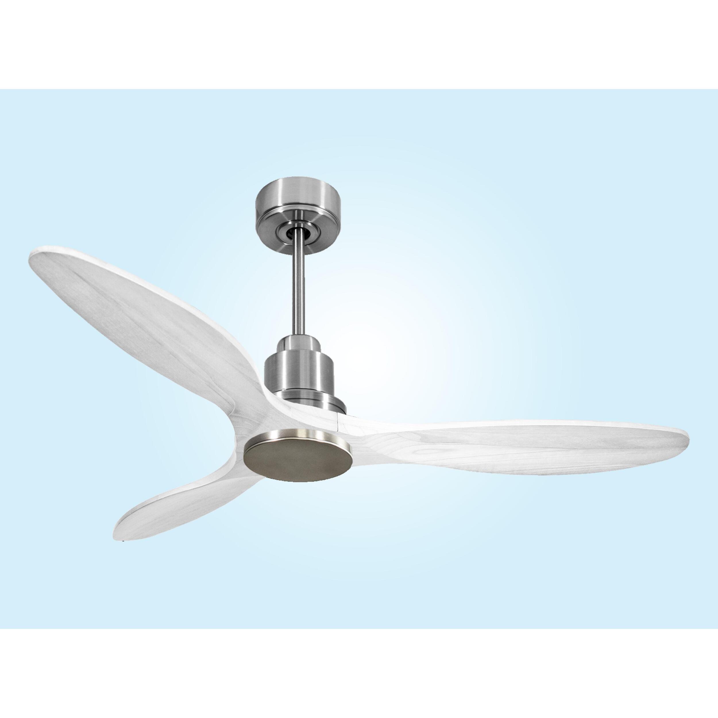 Ventilateur de plafond Réversible  Thermostat Wifi Moteur à courant continu Toits en pente Télécommande Hypersilence Mémoire Shopify Vendible (AUTOMATIQUE)