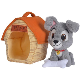 Simba Disney Lilly e il Vagabondo Peluche Biagio in Trasportino 20 cm unisex Animals Multicolor