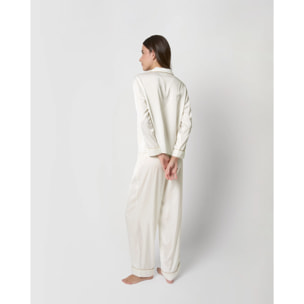 Pijama largo satén friday natural